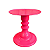 Kit Pratos Mosaico Só Boleiras Neon Rosa Alto Médio Baixo - Imagem 4