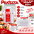 Pote Retangular Com Tampa S/Lacre Plástico 150ml 20un - Imagem 2