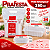 Pote Retangular Com Tampa S/Lacre Plástico 350ml 24un - Imagem 2