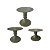 Kit Pratos Mosaico Só Boleiras Verde Eucalipto Decorativo - Imagem 1