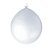 Balão Happy Day Big 250 Liso Branco Bexiga Brincar Decorar - Imagem 1
