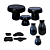 Kit Só Boleiras Festejar Preto Decorativo Para Mesa Festa - Imagem 1