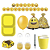 Kit Festivo Aniversário Emoji Decoração Festa Temática - Imagem 1