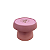 Boleira Cogumelo Fosco Pequeno Rose Só Boleiras Decorativa - Imagem 2