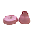 Boleira Cogumelo Fosco Pequeno Rose Só Boleiras Decorativa - Imagem 3
