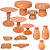 Kit Só Boleiras Decorador Papaya Para Mesa De Festa - Imagem 1