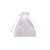 Saco Organza Branco Embalagem Lembrancinha 10x13 10un - Imagem 1