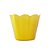 Pote Girassol Plástico Decorativo Liso Amarelo Festas - Imagem 2