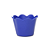Pote Girassol Mini Azul Royal 210Ml Plástico Decorar Festas - Imagem 1