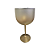 Taça De Gin Degrade Dourado Brilho Acrílica 600ml Decoração - Imagem 1