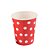 Copo De Papel Poa Vermelho Bolinhas Branca  270ml 10 un - Imagem 1