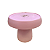 Kit Boleiras Cogumelo Foscas P M G Só Boleiras Rosa Bebê - Imagem 4