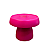 Kit Boleiras Cogumelo Foscas P M G Só Boleiras Pink Festa - Imagem 3