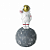 Kit Astronauta Lunar De Resina Decorativo Festa Temática - Imagem 2