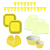 Kit Festa Live Colors Amarelo Decoração Para Festas - Imagem 1