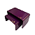 Par De Elevadores Só Boleiras Roxo Decorativos Para Festa - Imagem 1