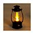 Lanterna Preta Decorativa Luz Amarela Plástico C/Alça - Imagem 3