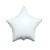Balão Estrela 20" 50cm Branco Liso Metalizado Decoração - Imagem 2
