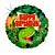 Balão Metalizado Dinosaur Birthday Redondo 18" Decorar Festas - Imagem 1