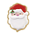 Balão Metalizado Santa Cookie Papai Noel 24" Decoração Festas - Imagem 1