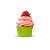 Forma P/Cupcake Bolinho Verde Claro Papel Forneáveis 45un - Imagem 1