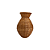 Vaso De Vime Bojudinho Decorativo Para Exteriores E Festas - Imagem 2
