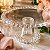 Prato Bolinha Pequeno Com Pé Cristal Decorativo 20x9 - Imagem 4