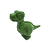 Tubete Dinossauro Verde Decoração Baleiro Plástico 10unid - Imagem 1