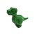 Tubete Dinossauro Verde Decoração Baleiro Plástico 10unid - Imagem 2