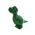 Tubete Dinossauro Verde Decoração Baleiro Plástico 10unid - Imagem 3