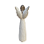Anjo Bege Mãos Rezando 20cm Decorativo Festa Casa - Imagem 3