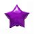 Balão Estrela Holográfico Roxo 18" 45cm Metalizado Decoração - Imagem 1