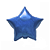 Balão Estrela Holográfico Azul 18" 45cm Metalizado Decoração - Imagem 1
