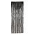 Cortina Metalizada Preto Decorativa 2x1 Silver Festas - Imagem 1