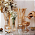 Vaso Cristal Queen Ambar Decorativo Festa Casamento - Imagem 3
