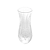 Vaso Cristal Queen Transparente Decorativo Festa Casamento - Imagem 3