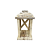 Lanterna De Pinus Natural Pequeno Decorativa 34x19x19 - Imagem 1