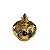 Coroa De Plástico Dourado Decorativa Enfeite Festas - Imagem 3