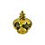 Coroa De Plástico Dourado Decorativa Enfeite Festas - Imagem 2