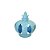 Coroa De Plástico Azul Bebê Decorativa Enfeite Festas - Imagem 1