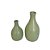 Dupla Vaso Formosa Verde Eucalipto Cerâmica Decoração Festas - Imagem 2