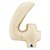 Número Metalizado 66cm Satin Cream 4 Decorativo Festas - Imagem 1