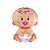 Balão Metalizado Baby Pink Menina 25" Metalizado Decoração - Imagem 1