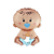 Balão Metalizado Baby Azul Menino 25" Metalizado Decoração - Imagem 1