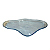BANDEJA ORGANICA SO BOLEIRAS 250 CLEAN GLITTER AZUL - Imagem 1