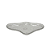 BANDEJA ORGANICA SO BOLEIRAS 250 CLEAN GLITTER PRATA - Imagem 1