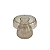 BOLEIRA COGUMELO CLEAN PEQUENO GLITTER PRATA - Imagem 2