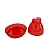 Boleira Cogumelo Clean Pequeno Vermelho Só Boleiras Decorativa - Imagem 3