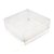 Caixa Torta Branca Tampa Transparente 29x29x8,5 Embalagem 5un - Imagem 1