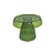 Kit Boleiras Cogumelo Clean P M G Só Boleiras Verde - Imagem 3